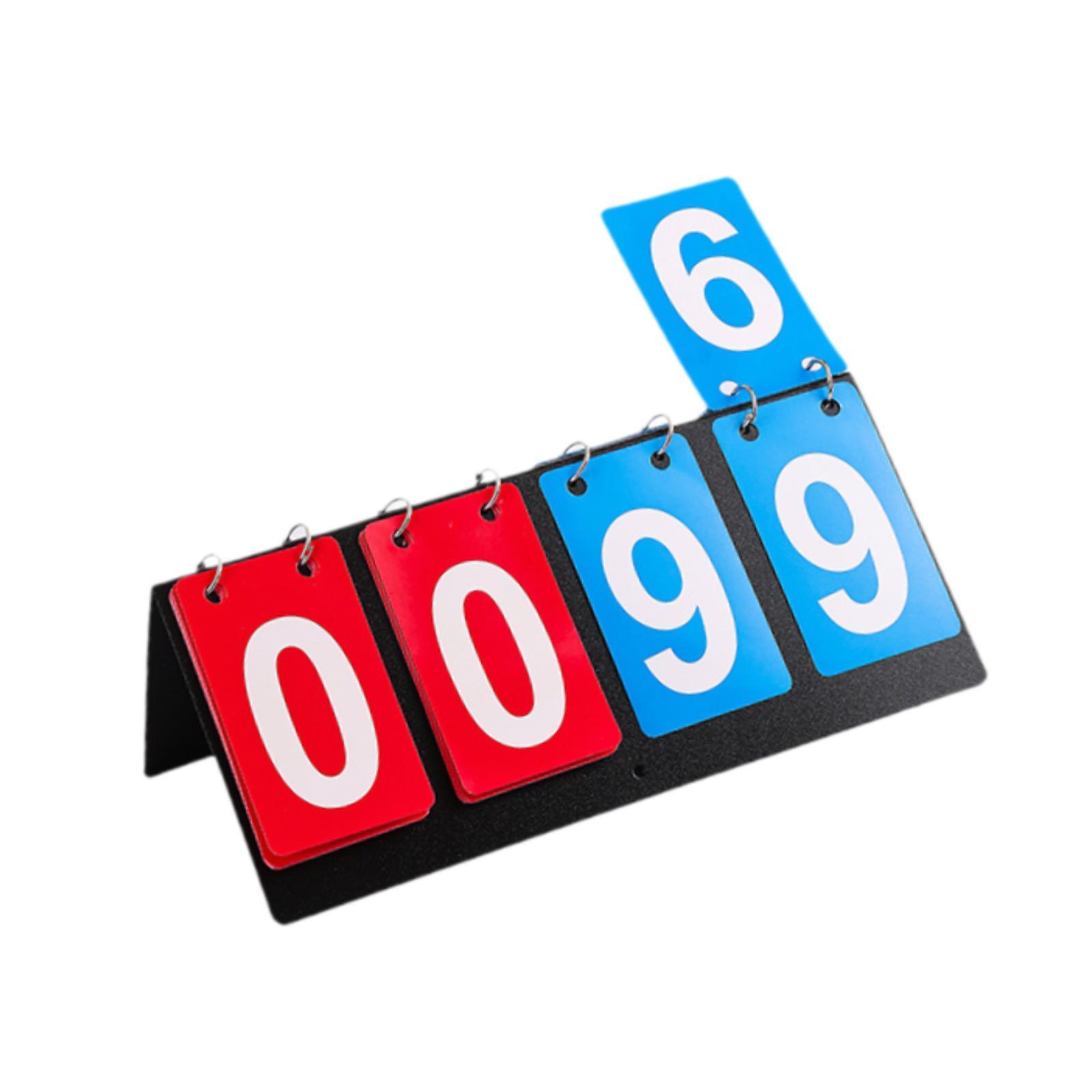 Table Tennis Scoring - Sports Scoreboard Compact Multipurpose 4 Digits