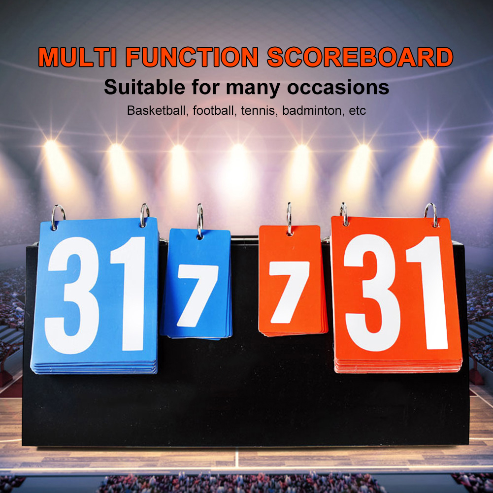 Table Tennis Scoring - 4-Digit Table Tennis Scoreboard Plastic Sports