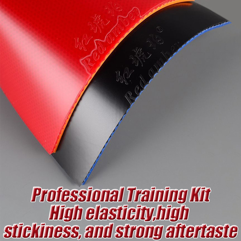 Table Tennis Trainer - ●Red Amber Table Tennis Rubber Highly