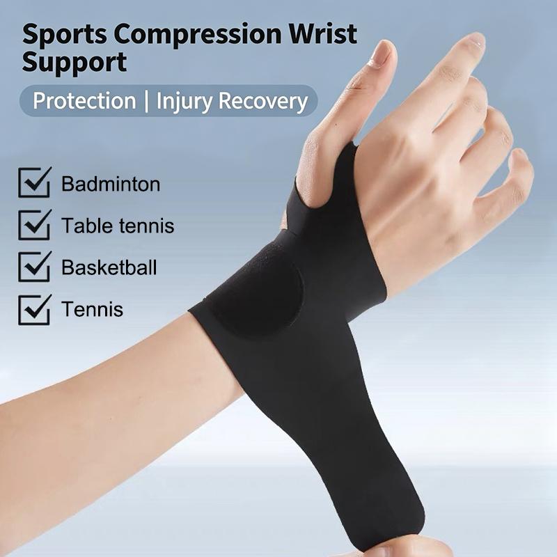Table Tennis Injury - 1/2Pcs Sports Compression Wrist Support Adjustable