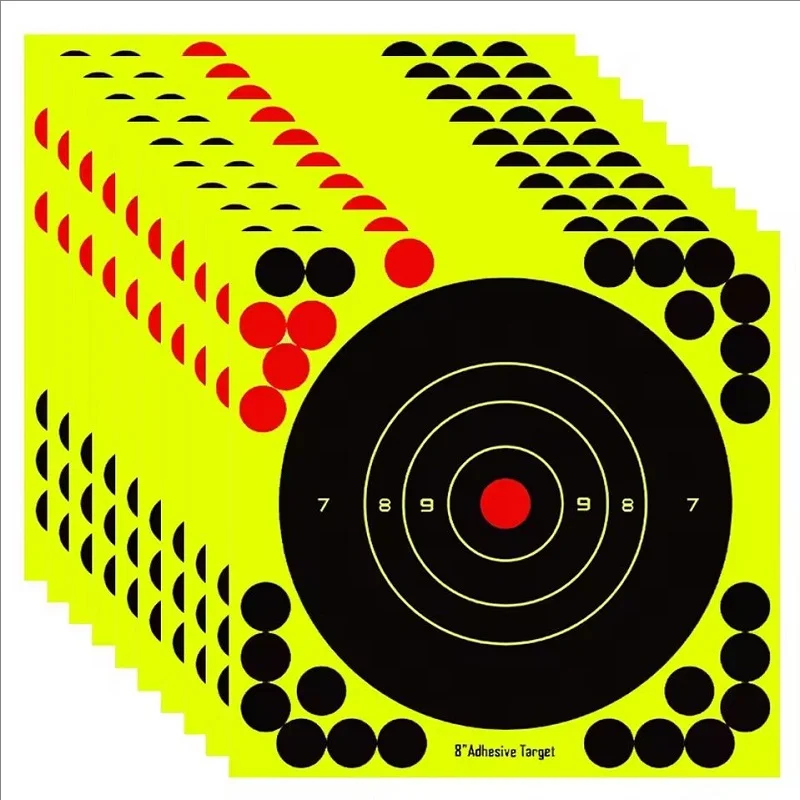 Practice Target Board - 100PCS 8-inch Splatter Target Stickers High