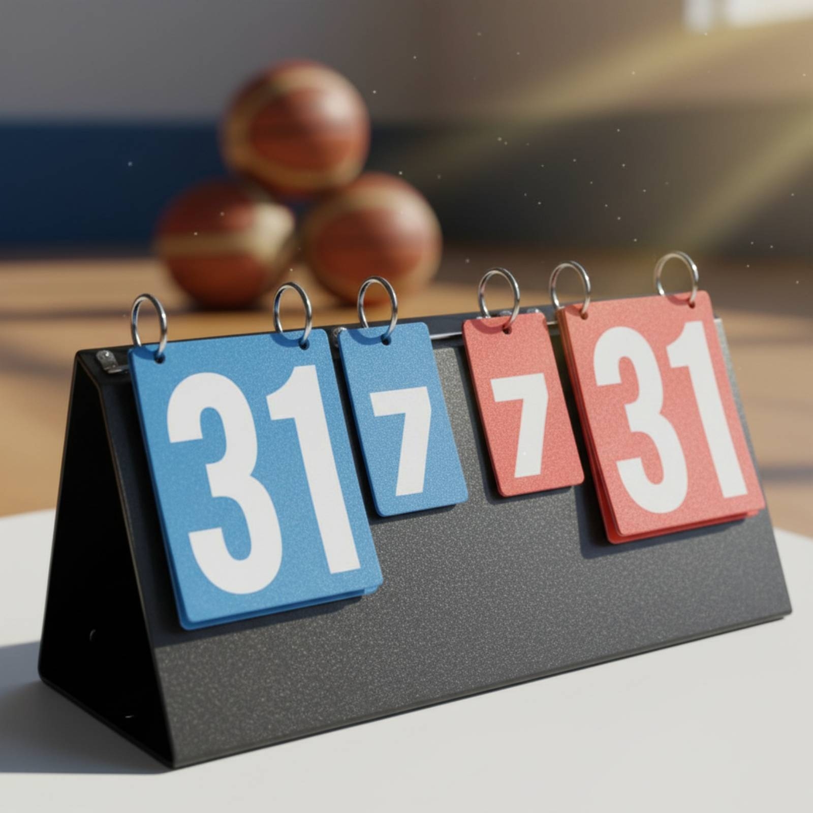Table Tennis Scoring - Portable Flip Scoreboard Multi-Sport Flip Scoreboard