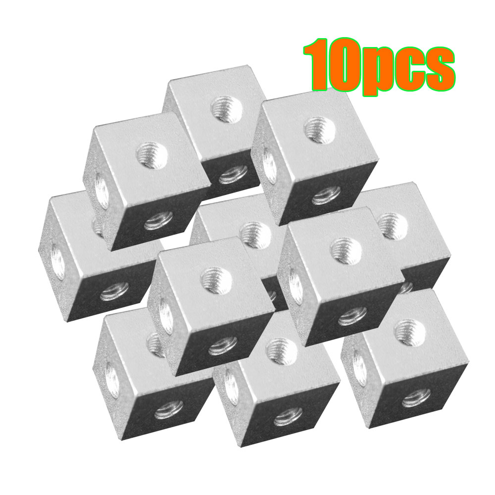 Table Tennis Eleven - Three-Sided Nut Square Fixed Block Square