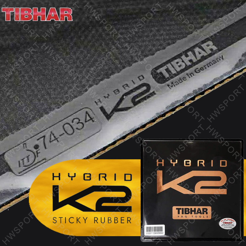 Table Tennis Hybrid Rubbers - TIBHAR HYBRID K2 Table Tennis Rubber