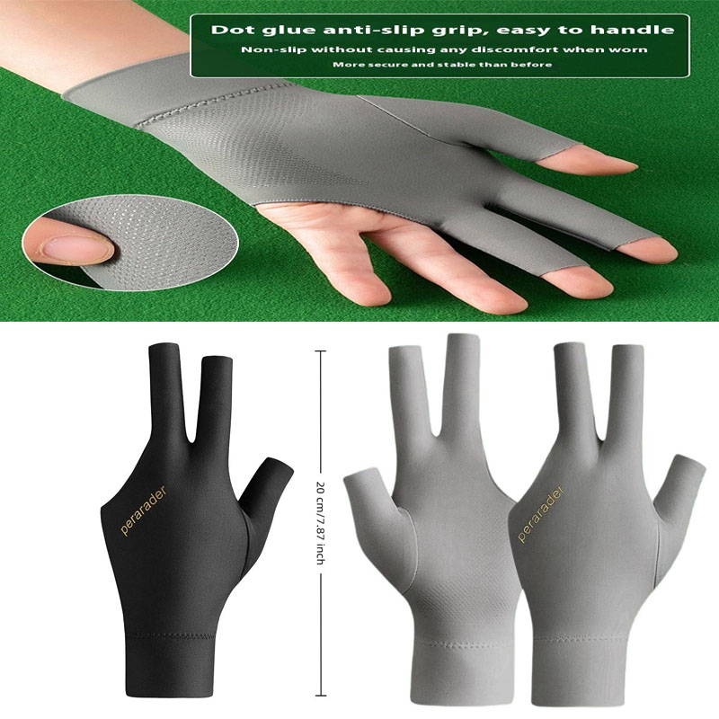 Table Tennis Us Open - Pool gloves with exposed fingers Billiards