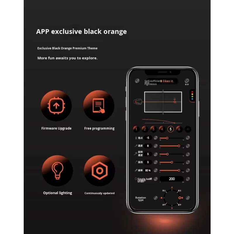 Pro Black Orange Exclusive Edi - đánh giá và giá Table Tennis App