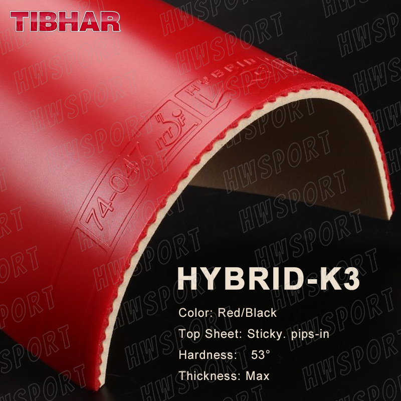 TIBHAR HYBRID K3 Table Tennis  - đánh giá và giá Table Tennis Hybrid Rubbers