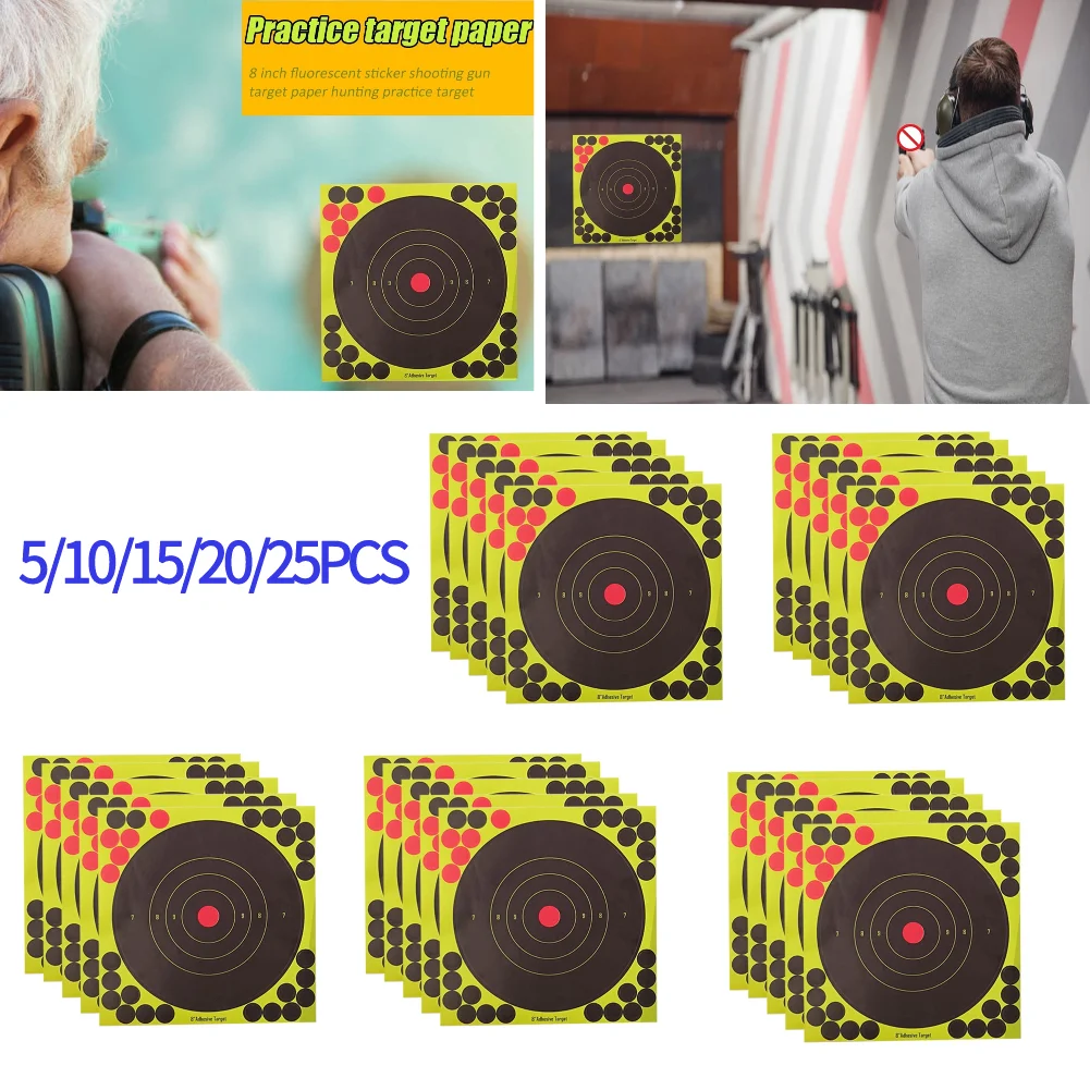 5/10/15/20/25PCS 8-inch Splatt - đánh giá và giá Practice Target Board