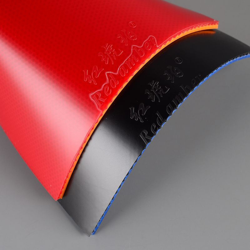 ●Red Amber Table Tennis Rubber - đánh giá và giá Table Tennis Trainer