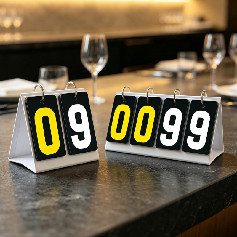 Bảng ghi điểm lật thủ công để  - đánh giá và giá Table Tennis Scoring