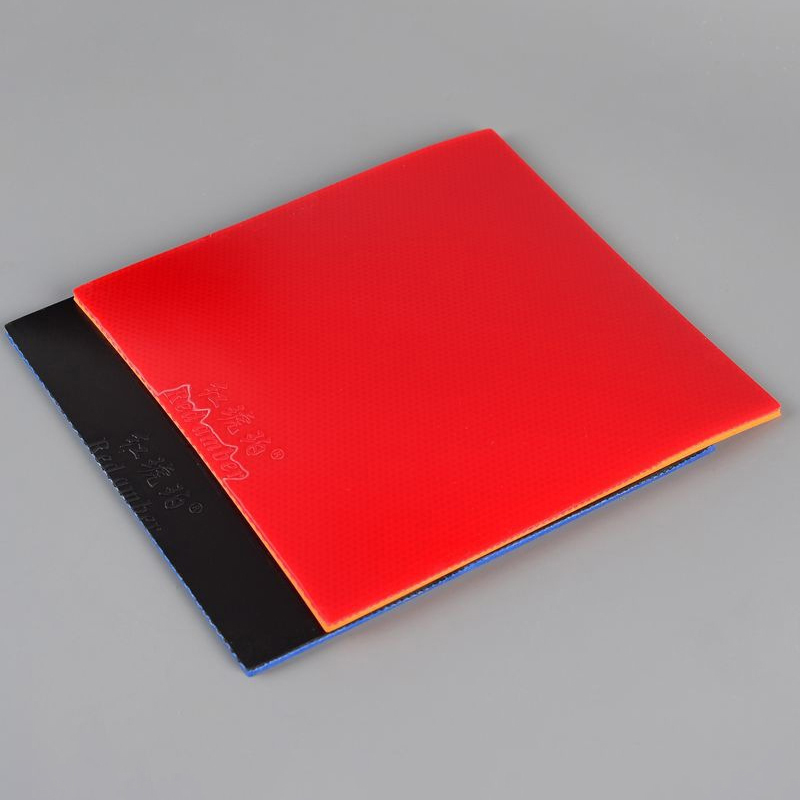 Red Amber Table Tennis Rubber  - đánh giá và giá Table Tennis Trainer