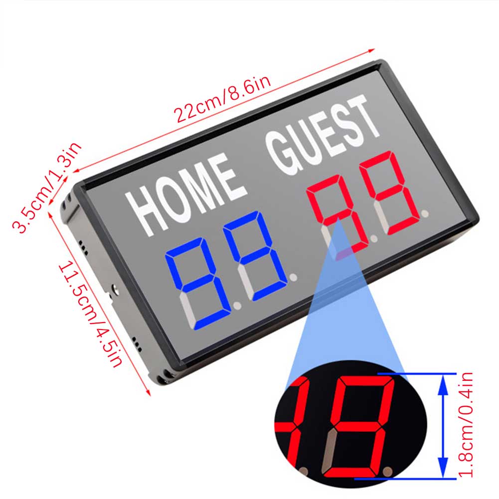 4-Digit LED Electronic Score K - đánh giá và giá Table Tennis Scoring