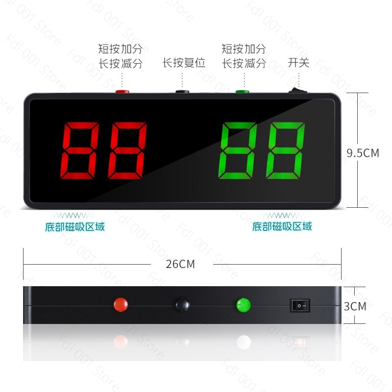 Digital Snooker Scoreboard Por - đánh giá và giá Table Tennis Scoring