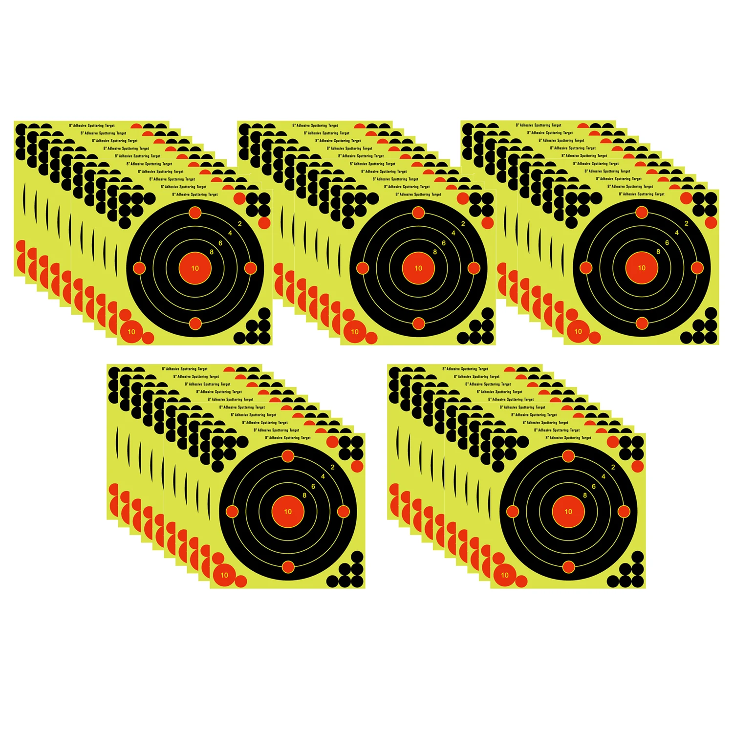 10/20/50pcs 8inch Shooting Tar - đánh giá và giá Practice Target Board