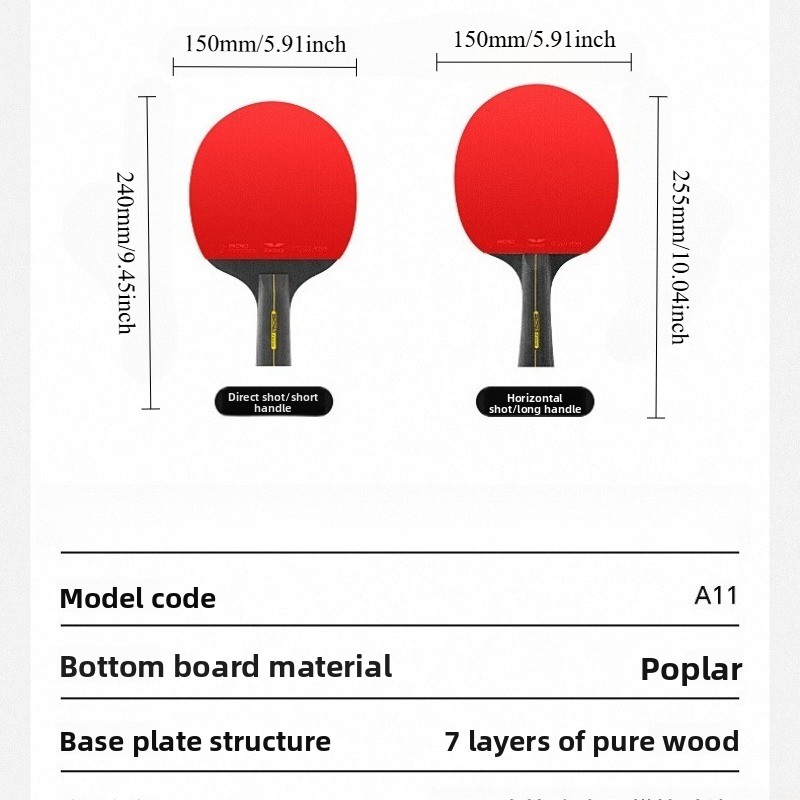 5/6 Star Table Tennis Racket 2 - đánh giá và giá Table Tennis History