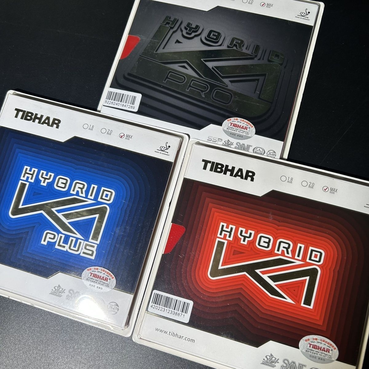 Tibhar K2 Hybrid & K1 National - đánh giá và giá Table Tennis Hybrid Rubbers