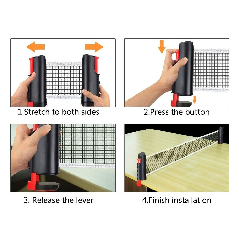Table Tennis Net Ping Pong Rac - đánh giá và giá Table Tennis Paddle Set