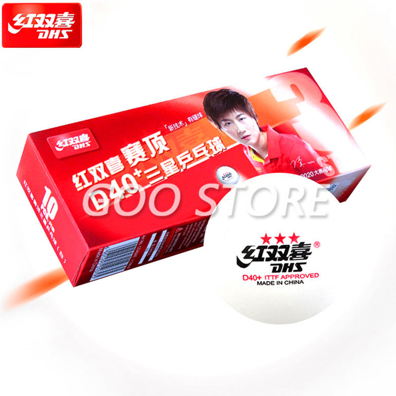 Quả Bóng Bàn DHS 3 Sao D40 + B - đánh giá và giá Table Tennis Daily