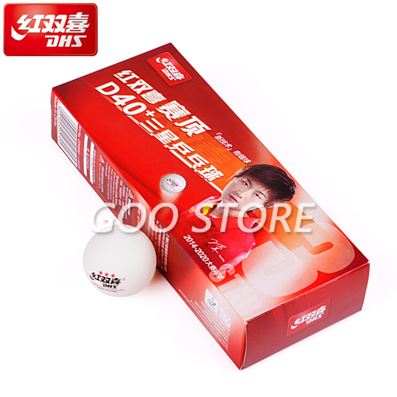 Quả Bóng Bàn DHS 3 Sao D40 + B - đánh giá và giá Table Tennis Daily