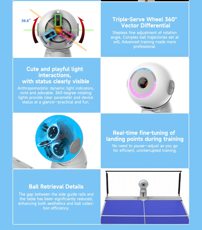 Upgraded Version Electric Inte - đánh giá và giá Table Tennis Trainer