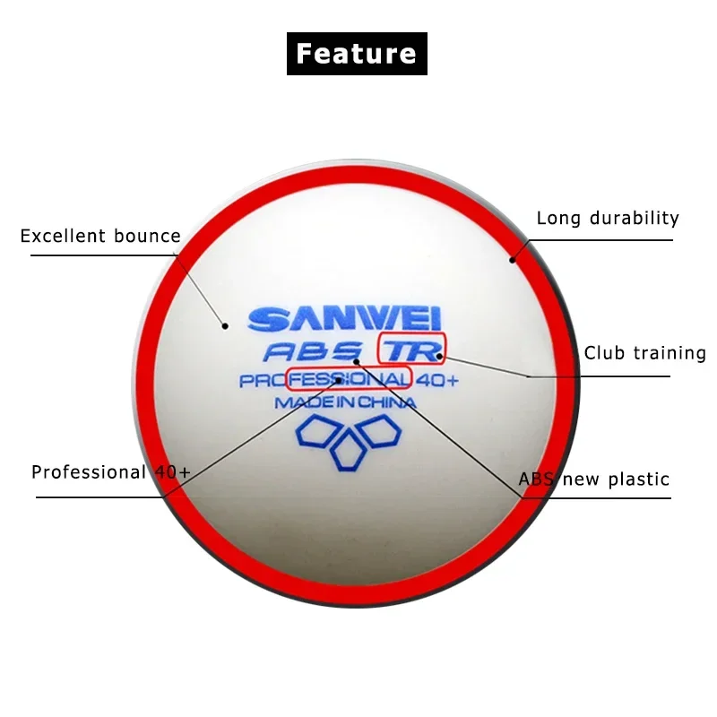 SANWEI TR 3 Star Table Tennis  - đánh giá và giá Table Tennis Daily