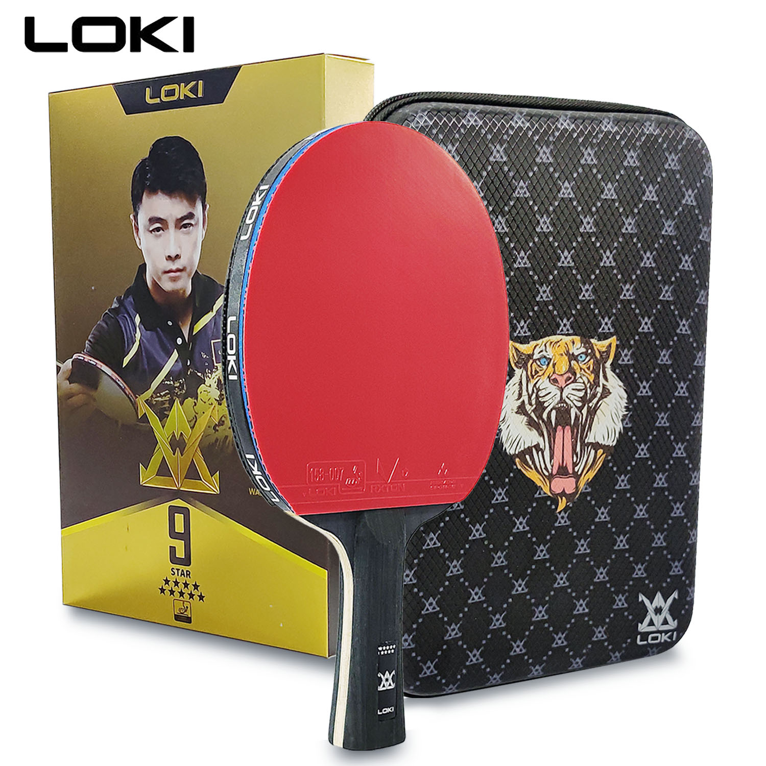 LOKI 9 Star Table Tennis Racke - đánh giá và giá Table Tennis Eleven