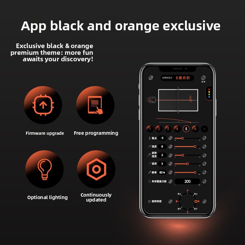 OMNI S Pro Black Orange Exclus - đánh giá và giá Table Tennis App